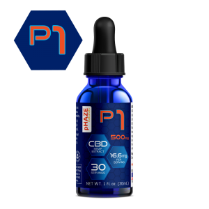 pHAZE Naturals 500mg Full Spectrum Hemp CBD Oil Tincture (30mL)
