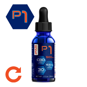 pHAZE Naturals 500mg Full Spectrum Hemp CBD Oil Tincture (30mL)