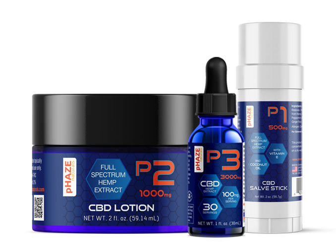 pHAZE Naturals All Natural CBD and Hemp Products